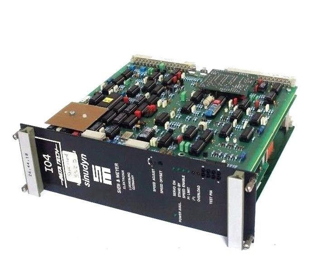 Used SIEB & MEYER SINUDYN 26.44.18 BRUSHLESS SERVO CONTROLLER 26.44.0016.2 L9410276