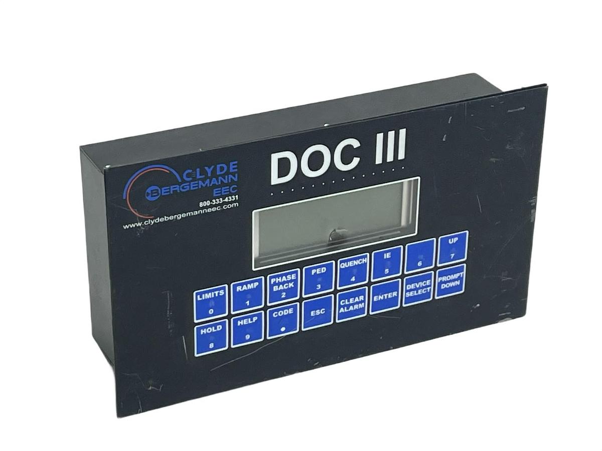 Used Environmental Elements EEC2156 / RK2156 DOC III Operator Interface