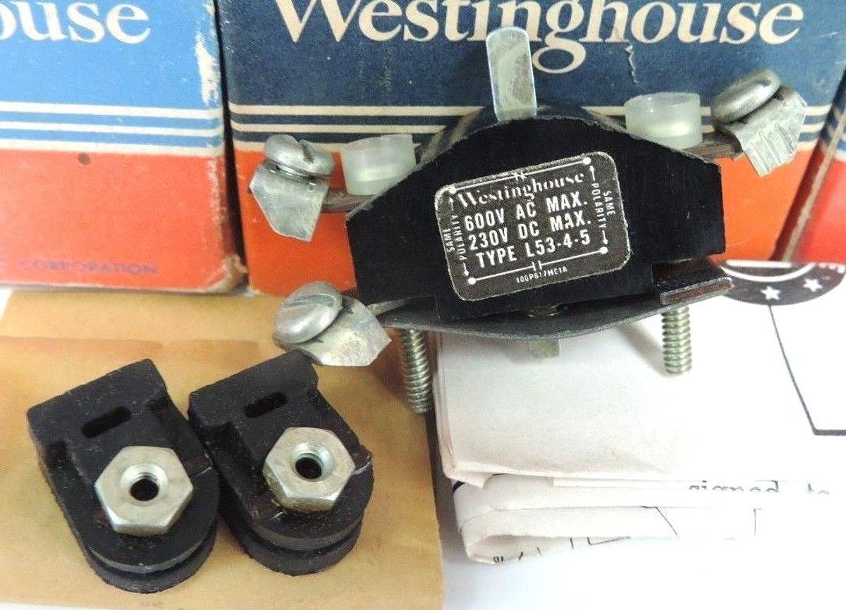 Used LOT OF 5 WESTINGHOUSE L-53-4-5 L-55 ELECTRICAL INTERLOCK KIT SIZE 2 600V STARTER