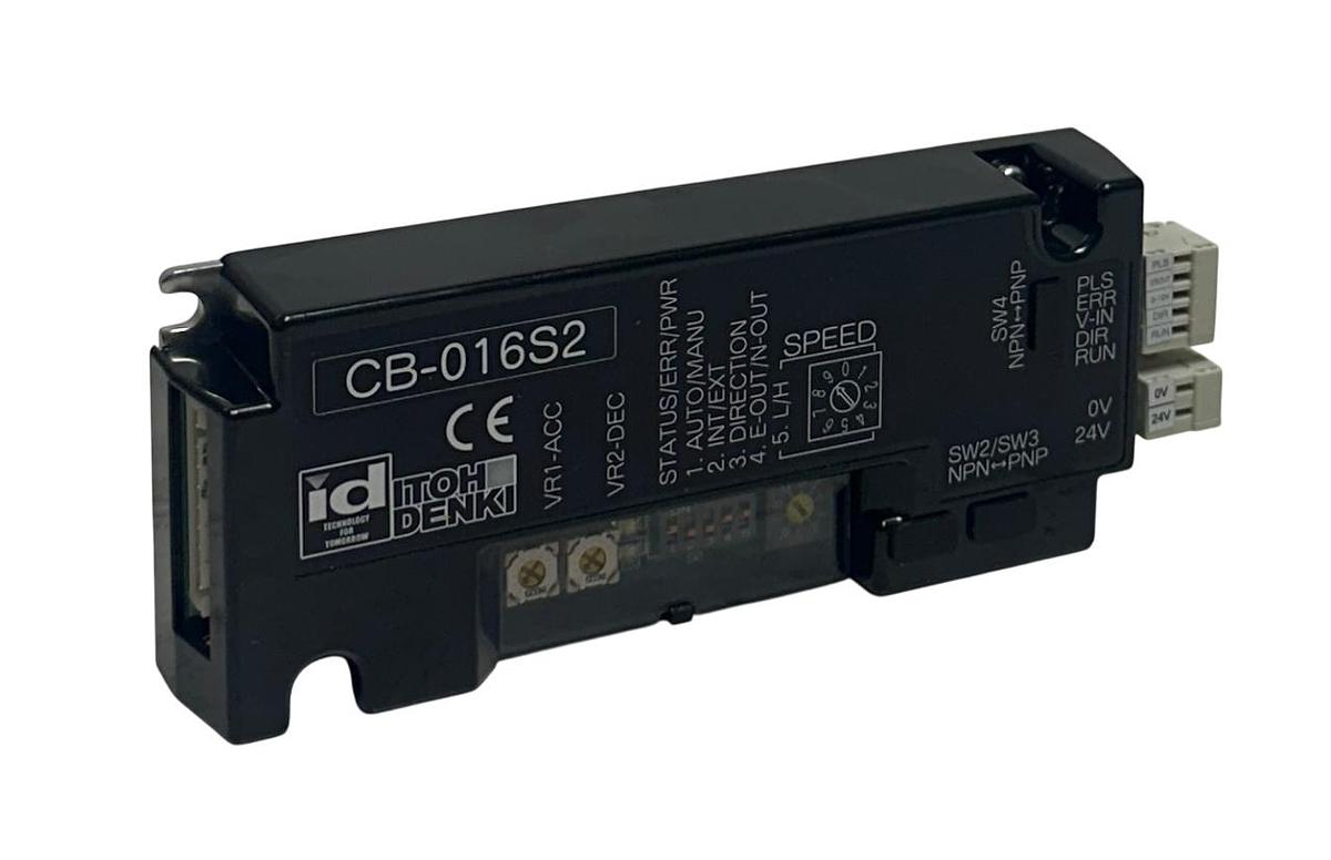Used ITOH DENKI CB-016S2 / CB016S2 SPEED ADJUSTMENT DRIVER MODULE 24V VR1/VR2 NSNP