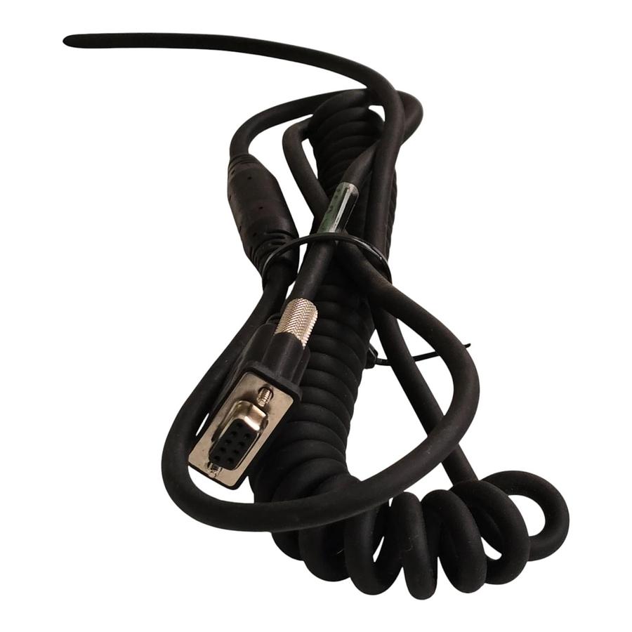 Used ZEBRA DS3608-SR Ultra-Rugged Corded 1D/2D Barcode Scanner W/Coiled RS232 Cable