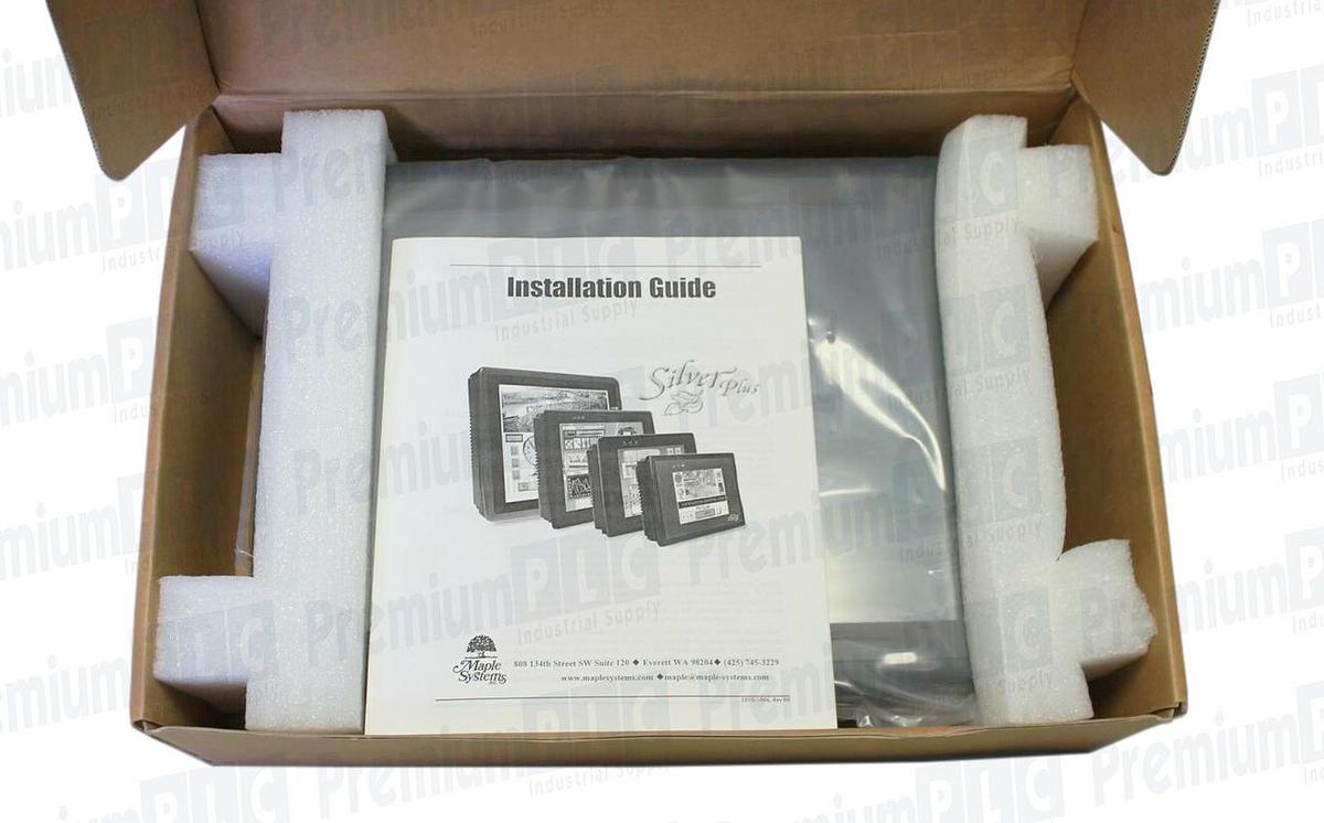 Used NEW MAPLE SYSTEMS HMI5121T 12.1" SILVER PLUS HMI OPERATOR INTERFACE PANEL 24VDC