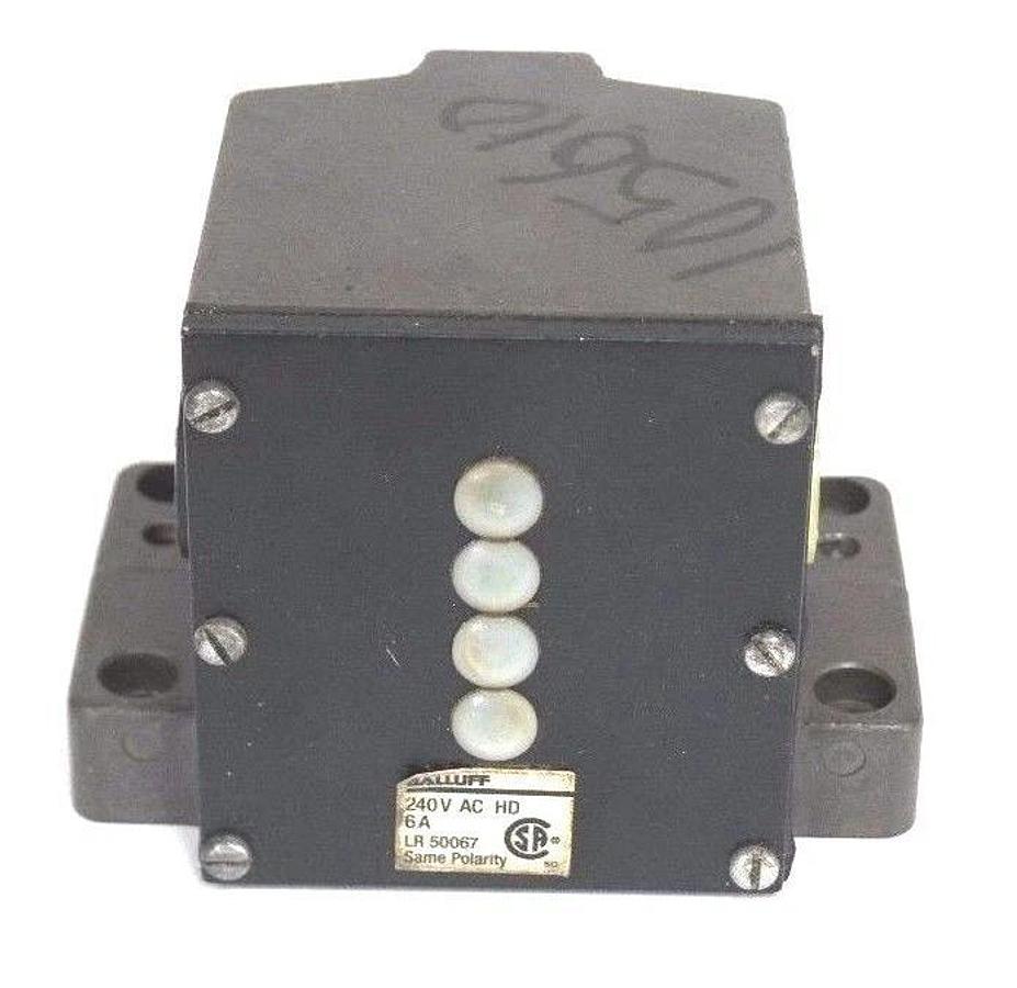 Used BALLUFF BNS-519-D04-D12-100-10-FD PROXIMITY SWITCH 240VAC, 6A, BNS519D04D12100