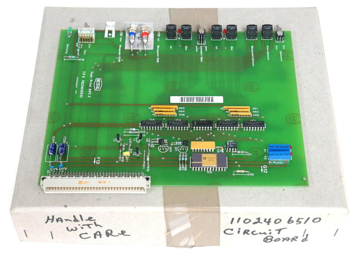 Used NIB NESTAL 110.240.6510 TEST-PRINT APC II CIRCUIT BOARD 1102406510