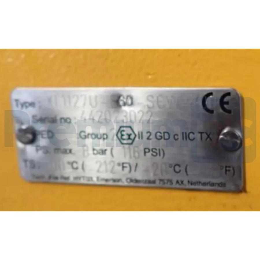 Hytork XL1127U-S60-SCW-Y00 Actuator w/Westlock AccuTrak 2000 Series Positioner