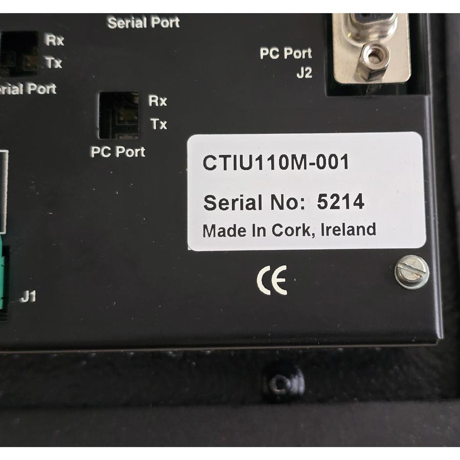 Used CONTROL TECHNIQUES NIDEC CTIU110M-001 CTIU EASY INTERFACE KEYPAD 24VDC CTIU110