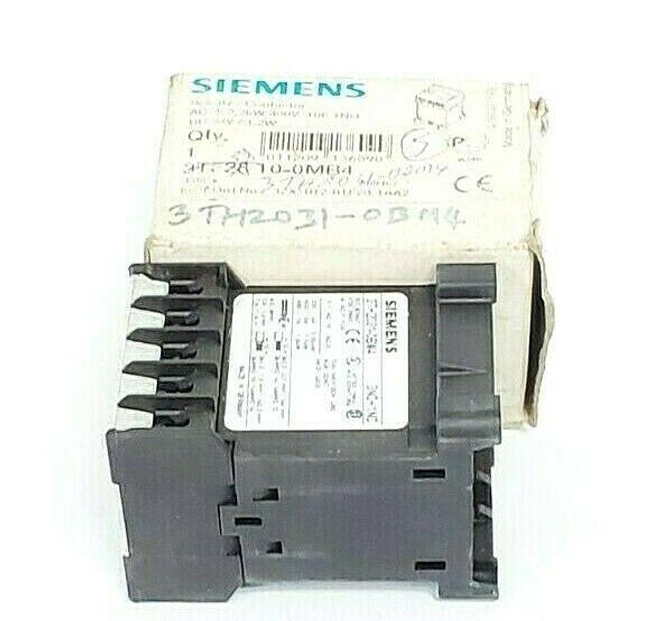 Used NEW SIEMENS 3TH2031-0BM4 CONTACTOR RELAY 3TH20310BM4