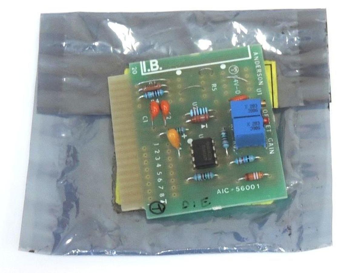 Used NEW ANDERSON AIC-56001 OFFSET GAIN BOARD DIGITRONICS CB164B, 56001
