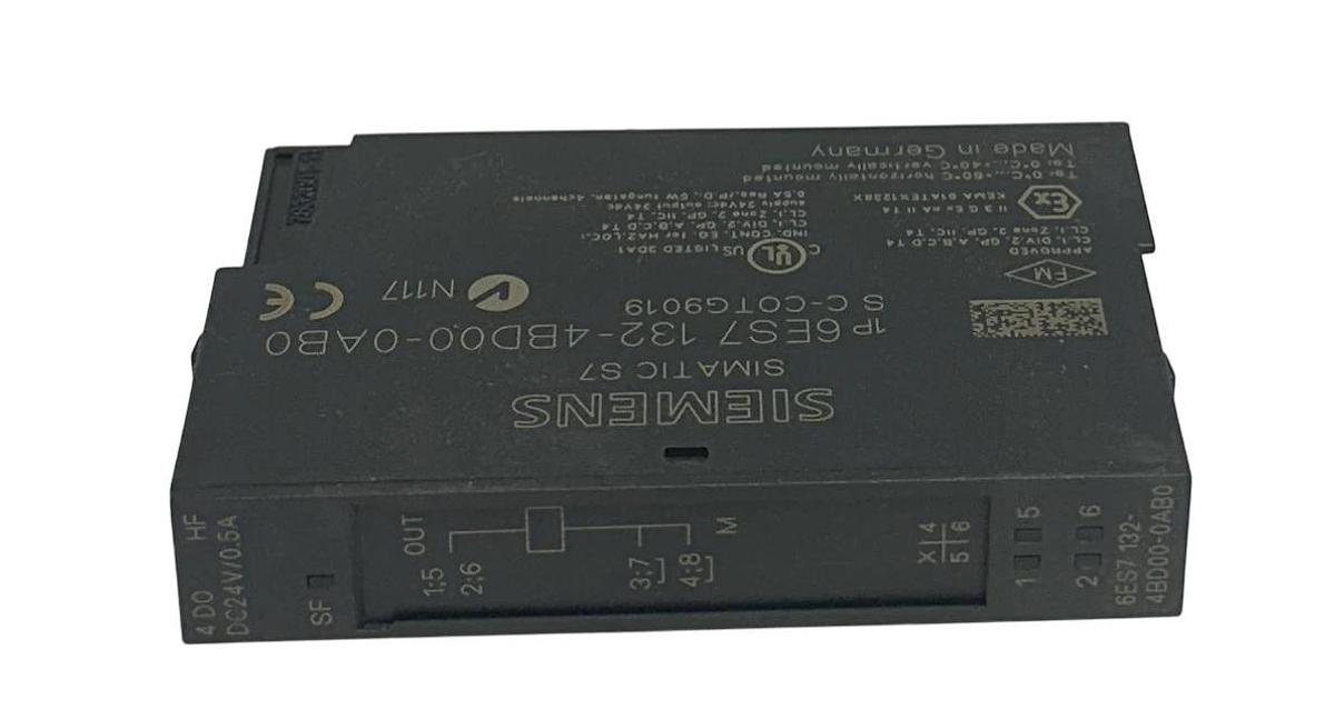 5 SIEMENS 6ES7 132-4BD00-0AB0 / 6ES71324BD000AB0 SIMATIC OUTPUT MODULES 24V NSMP