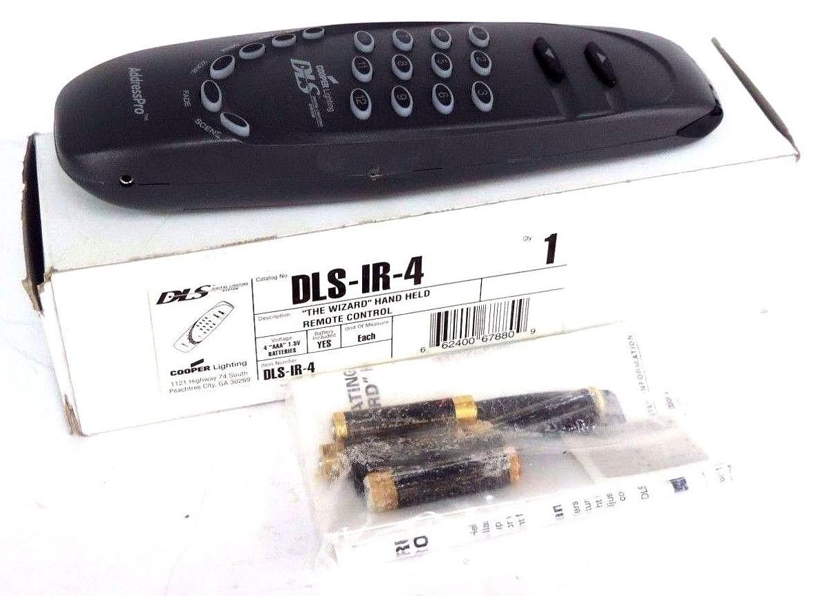 NIB DLS COOPER LIGHTING DLS-IR-4 REMOTE DLSIR3