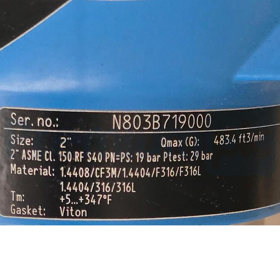 Used Endress+Hauser 7F2C50-38X9/0 Prowirl 200 Flowmeter 2" 7F2C50-C3ACCADAABAAASKA1