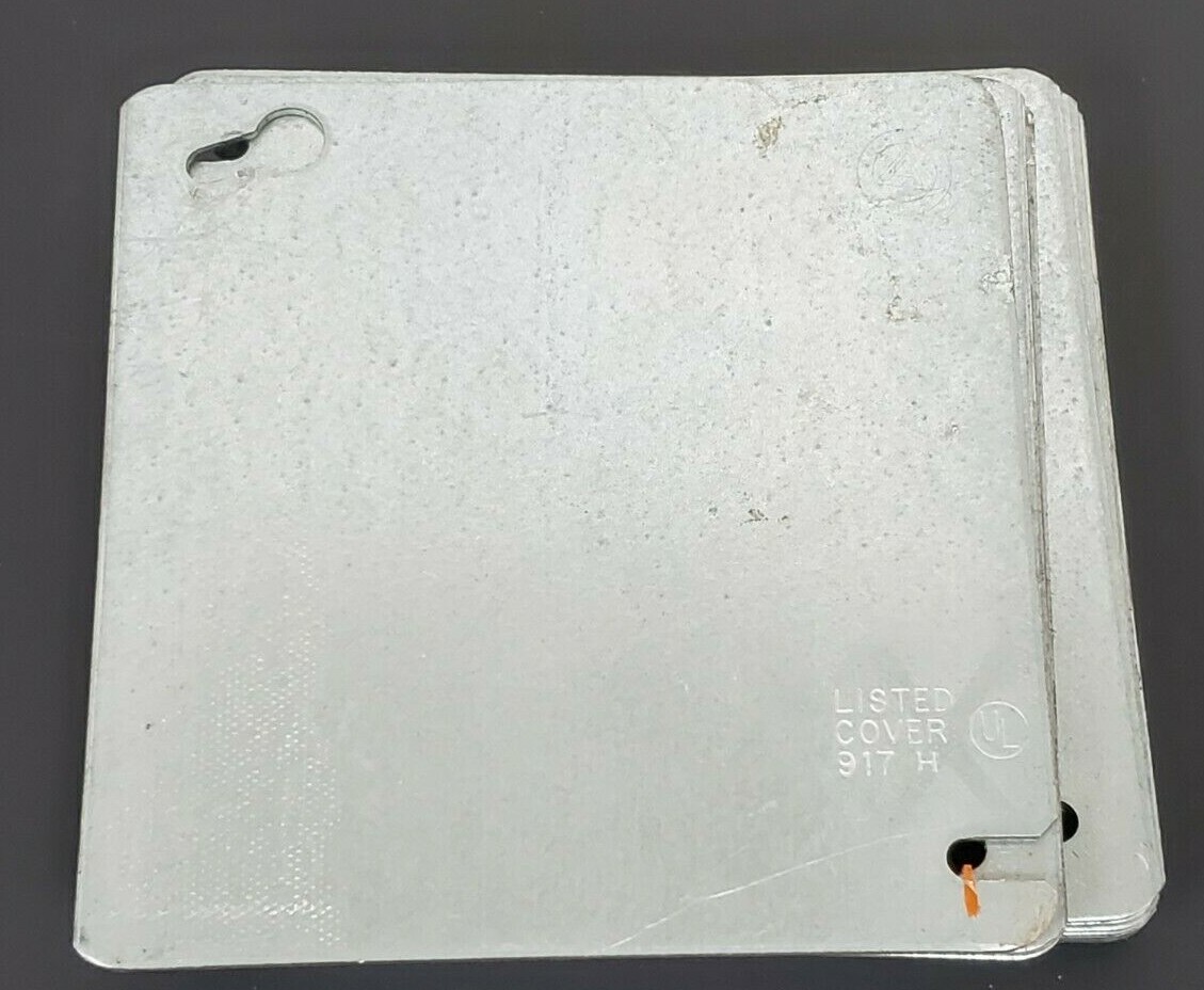 Used LOT OF 13 NEW APPLETON 917 H LISTED COVERS 4-1/4'' X 4-1/4''
