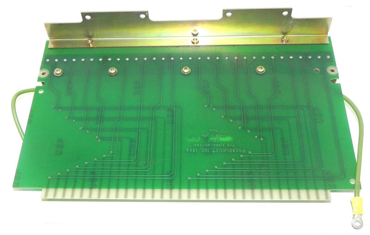 Used ROSEMOUNT 01984-1252-0001 ANALOG FIELD TERMINATION BOARD REV. H/J