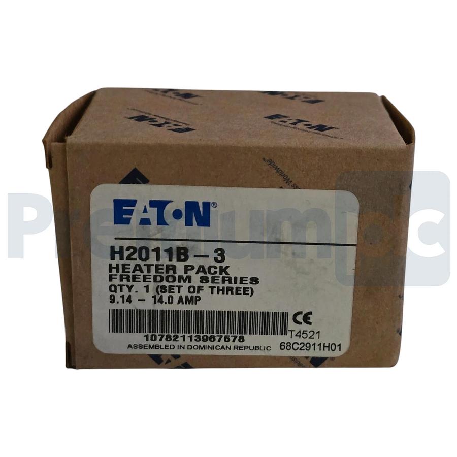(Box of 3) Eaton Cutler-Hammer H2011B-3 Freedom Heater Pack 9.14-14.0A NSMP
