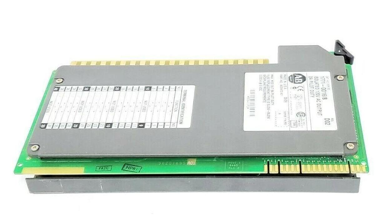 Used ALLEN-BRADLEY 1771-OD16 SER. B ISOLATED 120V AC OUPUT MODULE 1771-OD16/B REV D02