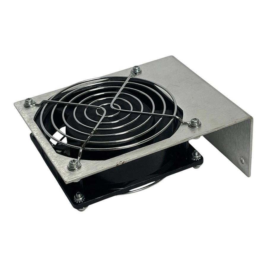 Used Sunon SF11592A 1092HBT AC Axial Fan 115V 92mm w/ Aluminum Bracket & Grills
