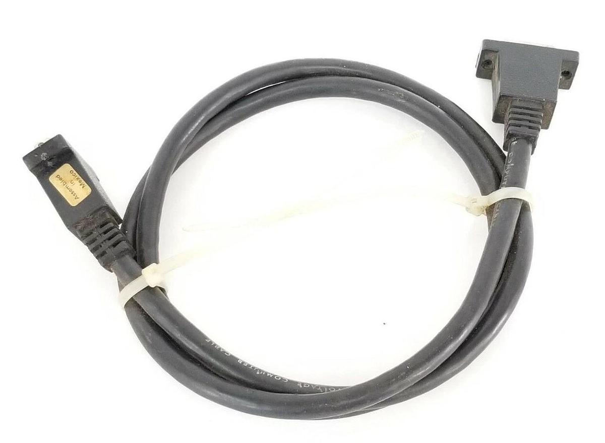 Used SIEMENS TEXAS INSTRUMENT 5TI5-25806 CABLE ASSEMBLY MALE/FEMALE CONNECTOR
