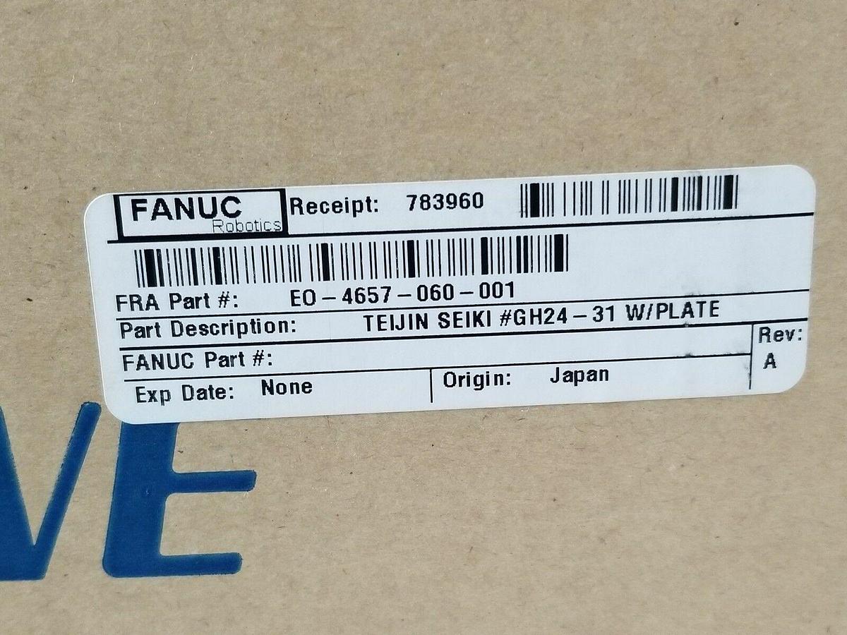 Used NEW NABTESCO TEIJIN SEIKI GH24-31 P30S076-00 VIGODRIVE GEAR REDUCER E04657060001