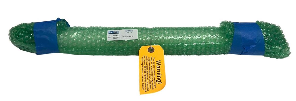 Used IPS WT2124-1 / WT21241 OEM PR-1 LOWER PINCH ROLLER POLYPRO 316SS SP14398 NSMP