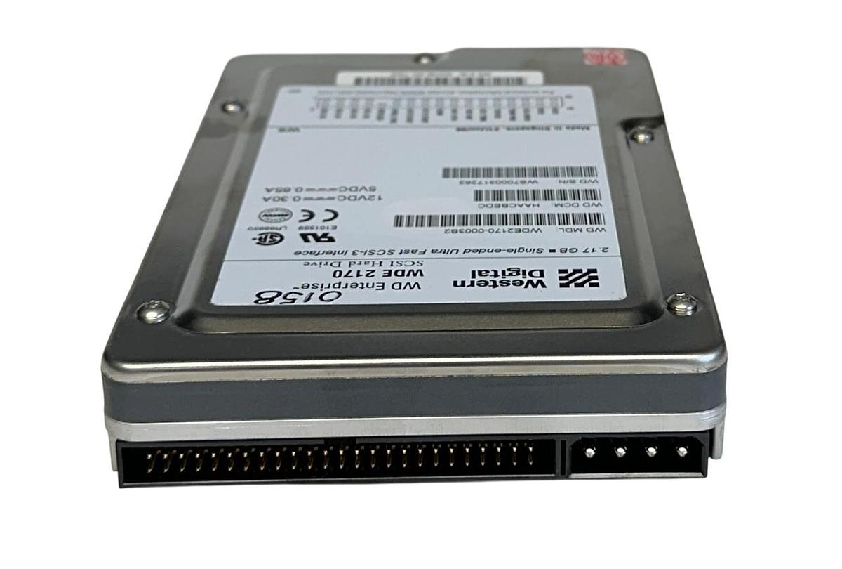 Used WESTERN DIGITAL 4061-001094-006 / WDE2170-0003B2 SCSI-3 HARD DRIVE WDE 2170 USNP