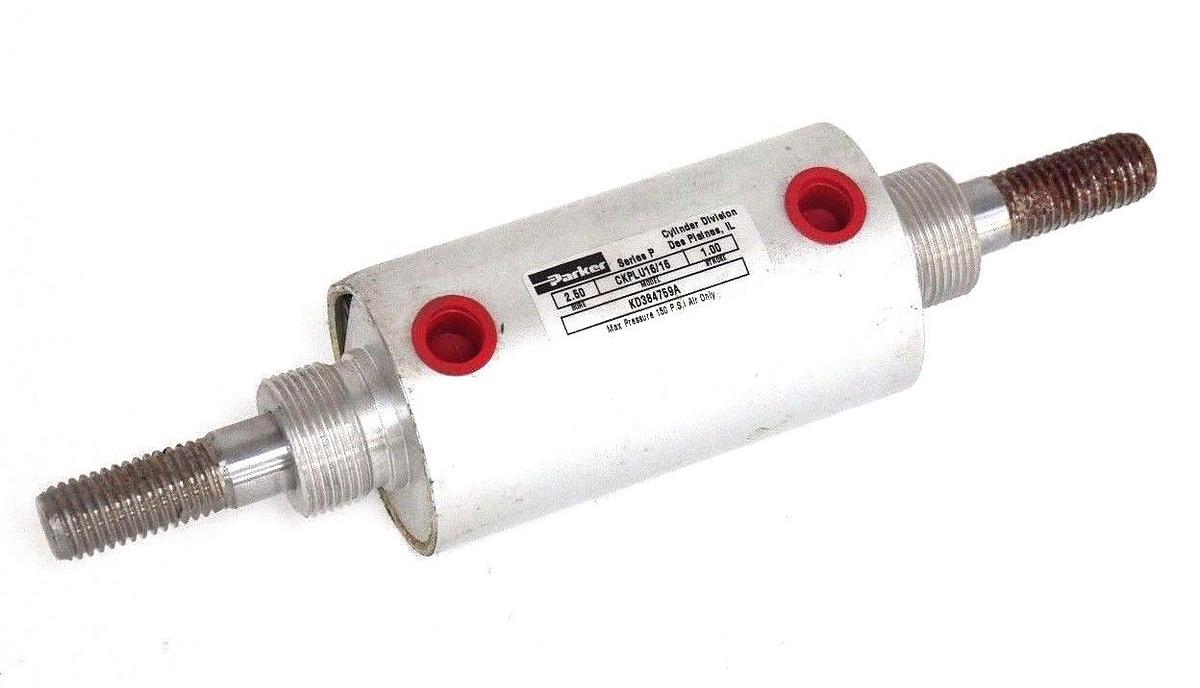 PARKER CKPLU16/16 PNEUMATIC CYLINDER 1" STROKE 2.5" BORE KD384759A, 2620400003