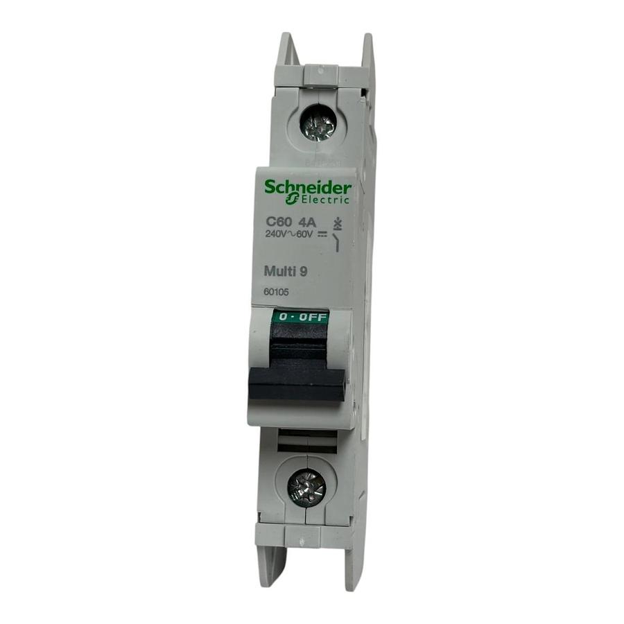 Schneider Electric Multi 9 C60 4A 1 Pole Circuit Breaker 60105 240VAC 60VDC New