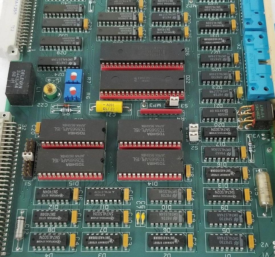 Used ABB / STROMBERG FDC86-CONT FLOPPY DISK CONTROLLER 57770163 5761168-5C MT746
