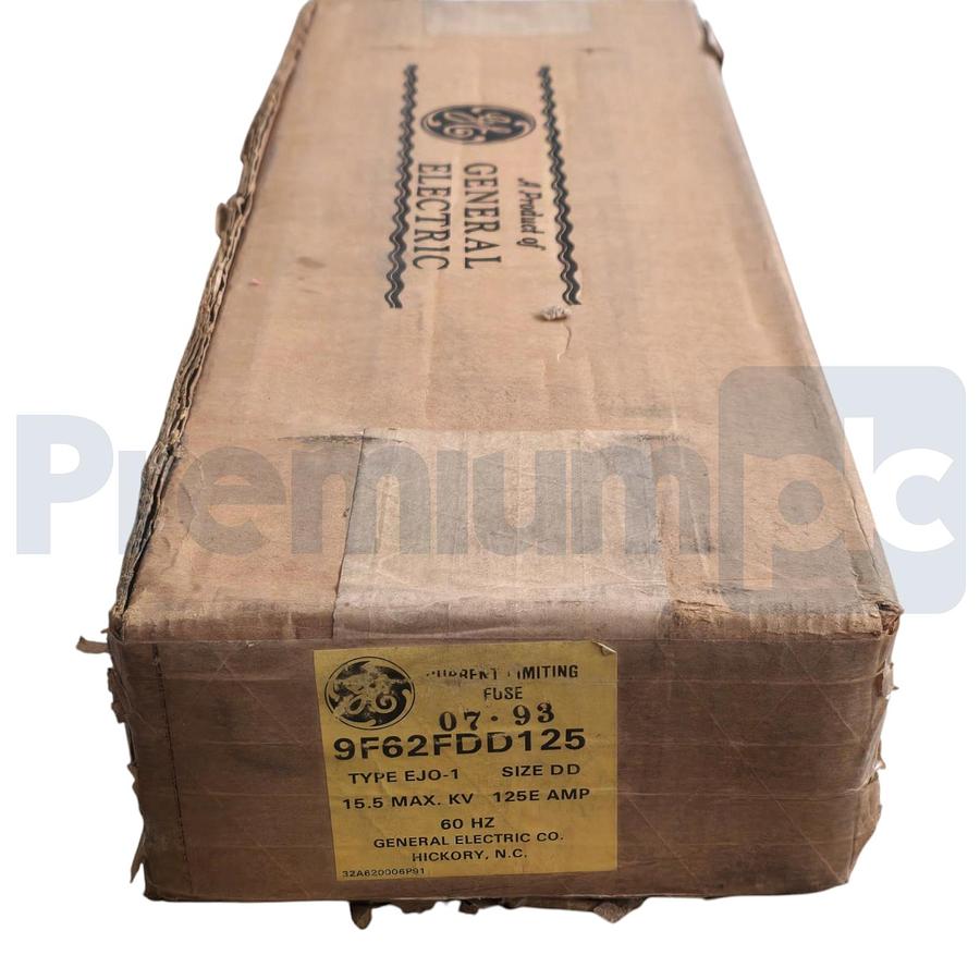 Used GE 9F62FDD125 9F62FDD125 Current Limiting Fuse Type EJO-1 Size DD 15.5kV 125A