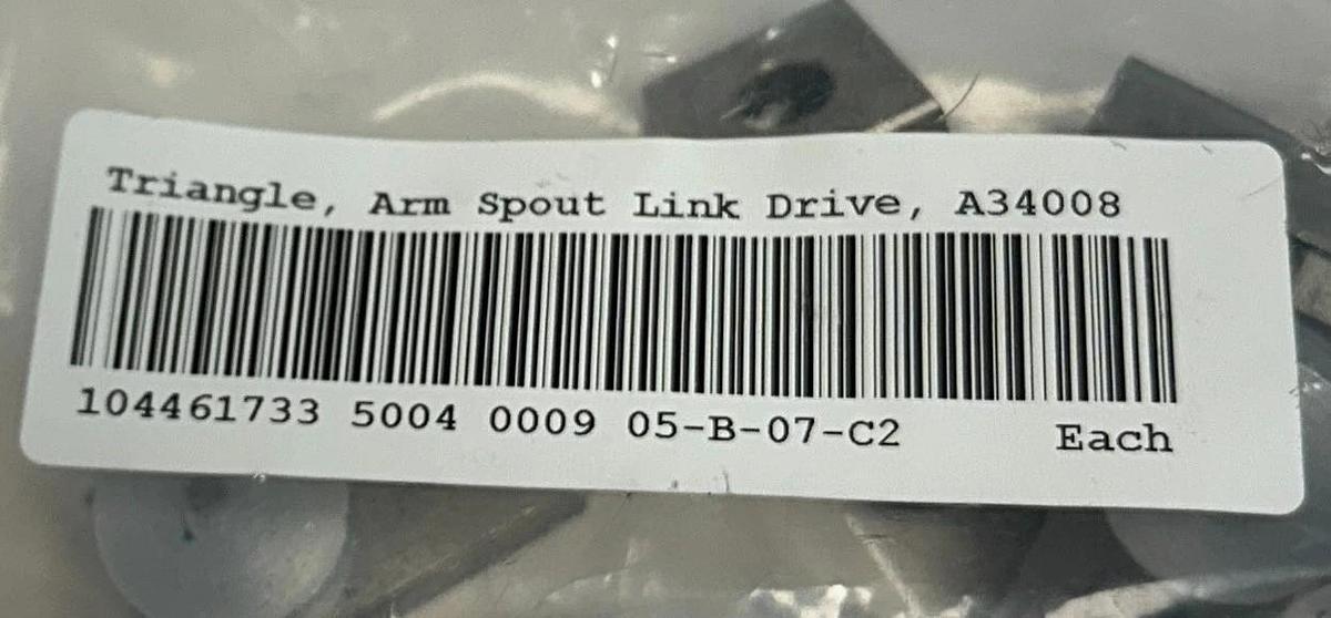 3 TRIANGLE 05-B-07-C2 / A34008 / 104461733 OEM ARM SPOUT LINK DRIVES NSNP