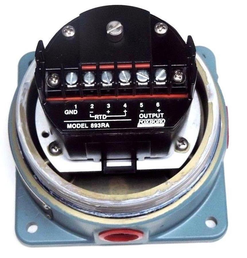 Used NIB FOXBORO 893RA-PFSN000 TEMP. TRANSMITTER RANGE 0-400 DEG F ORIGIN 2B9112