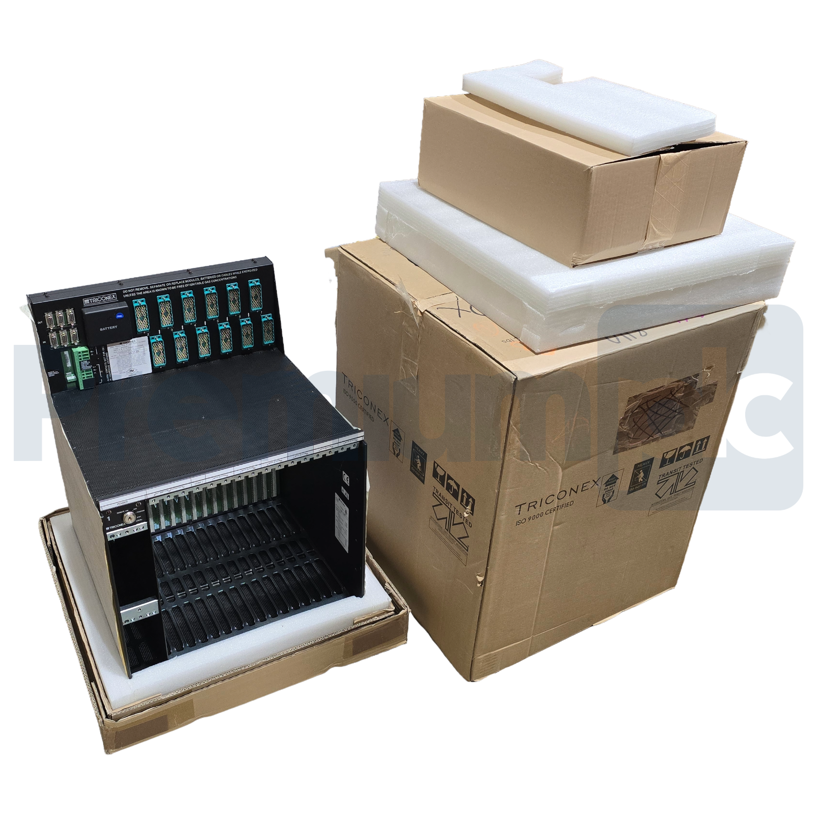 Used Triconex 8110 EcoStruxure Tricon SIS High Density Main Chassis 3000602-100 NEW