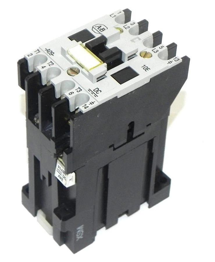 Used ALLEN BRADLEY 100-A09NZ*3 CONTACTOR 9AMP 660V 3 POLES 100A09NZ3, 24V DC