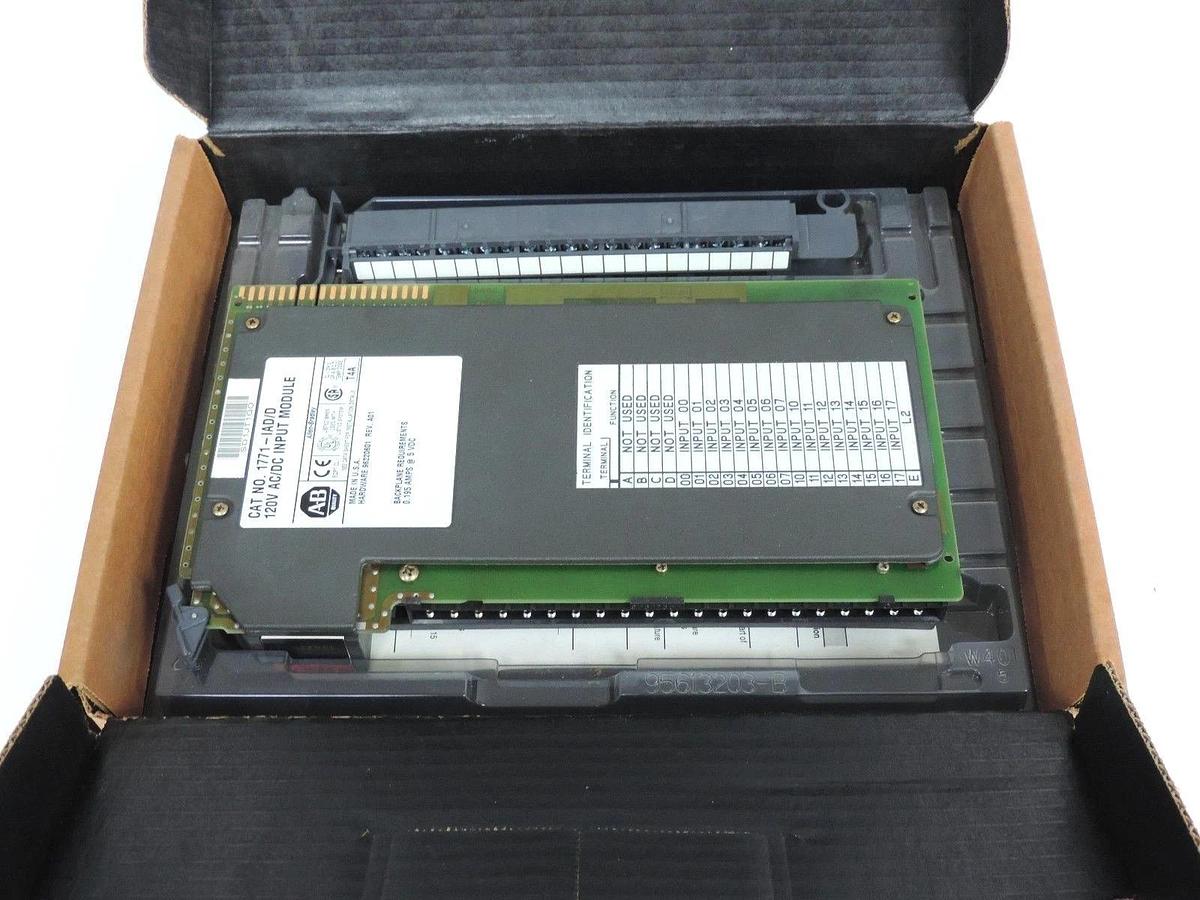 Used ALLEN BRADLEY 1771-IAD/D INPUT MODULE 1771IADD, REV. A01 HARDWARE 96220601