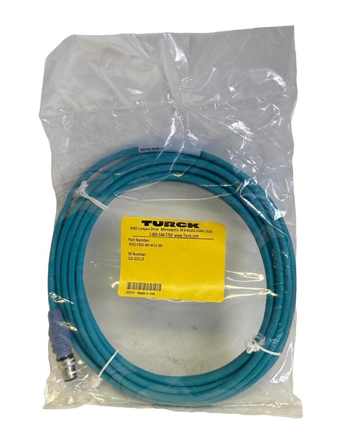 Used NEW TURCK RSSD PSGS 4M 4413-5M / RSSDPSGS4M44135M EtherNet PICO CABLE U2-23113