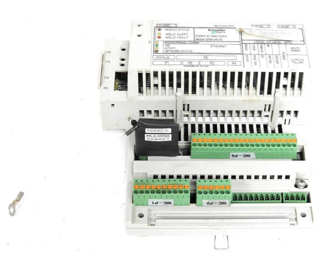 Used SCHNEIDER EQ5400 AC WELD CONTROL MOUDULE 52045-342-50