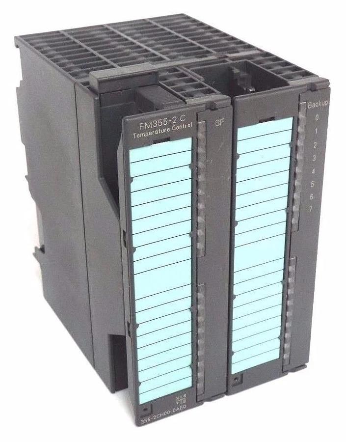 Used SIEMENS 6ES73552CH000AE0 TEMPERATURE CONTROL FM355-2C, 6ES7-355-2CH00-0AE0