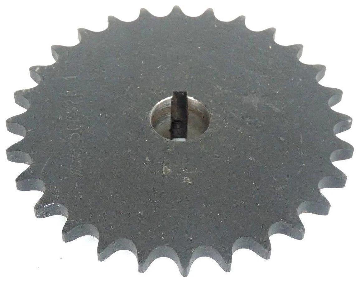 Used MARTIN 50BS28-1 ROLLER SPROCKET 1" BORE 28 TEETH 50BS281