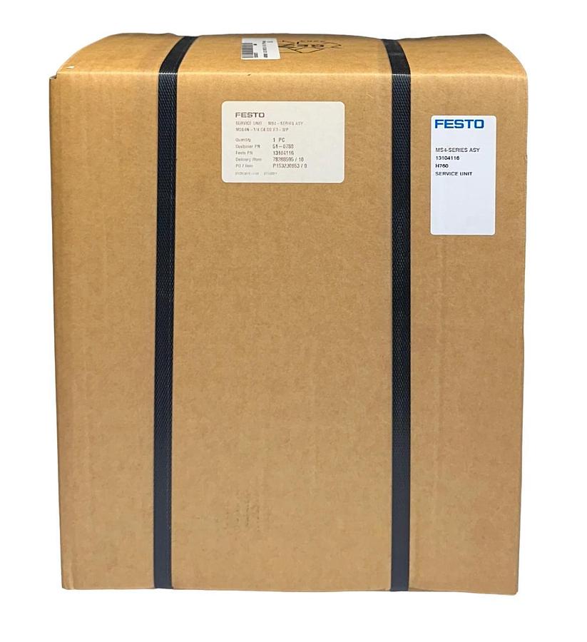 Used NEW SEALED FESTO 13104116 / MS4-SERIES ASSEMBLY SERVICE UNIT H760 NSFS