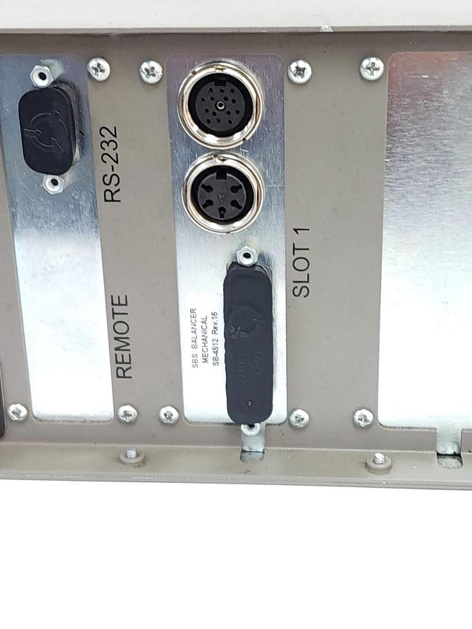 Used SCHMITT INDUSTRIES SBS SB-4475 / SB4475 BALANCE SYSTEM CONTROLLER SB-4512 *READ