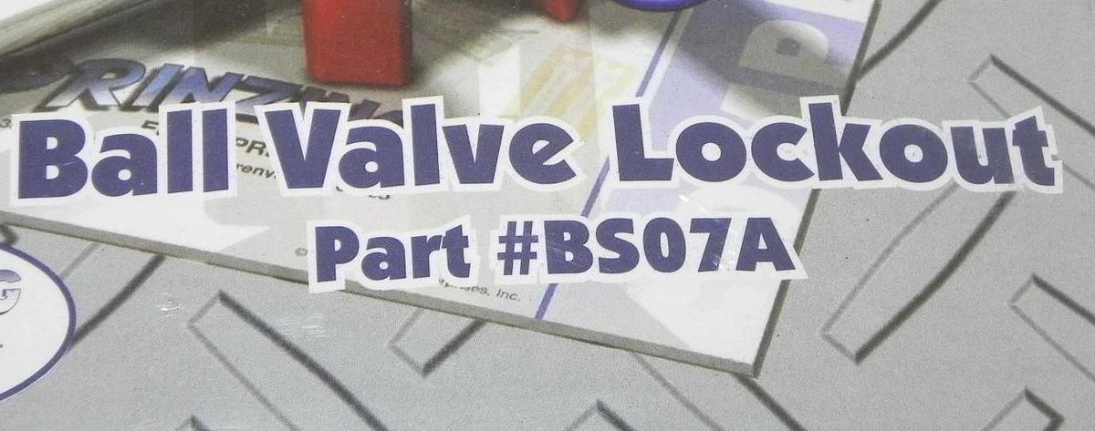 Used NEW PRINZING BS07A BALL VALVE LOCKOUT