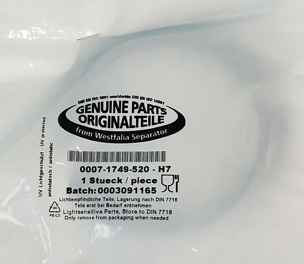 Used NEW GEA WESTFALIA SEPARATOR 0007-1749-520-H7