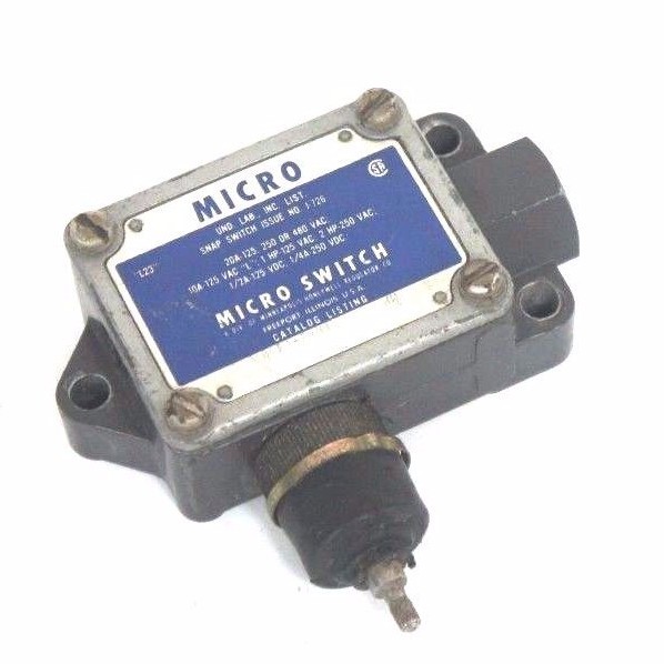 Used HONEYWELL MICRO SWITCH BAF1-2RN18 LIMIT SWITCH 20A, BAF12RN18