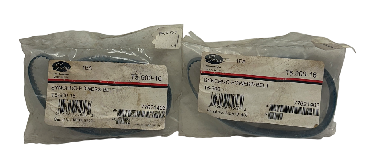 2 GATES T5-900-16 / T590016 SYNCHRO-POWER BELT 9944507 5mm PITCH 16mm W NSFS