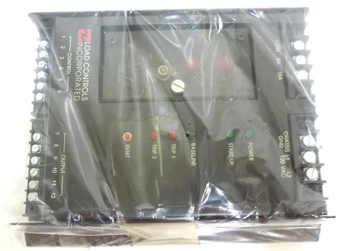 Used NIB LOAD CONTROLS PFR-1700 MOTOR CONTROL SENSOR COMPENSATOR W/ PLM LOAD METER