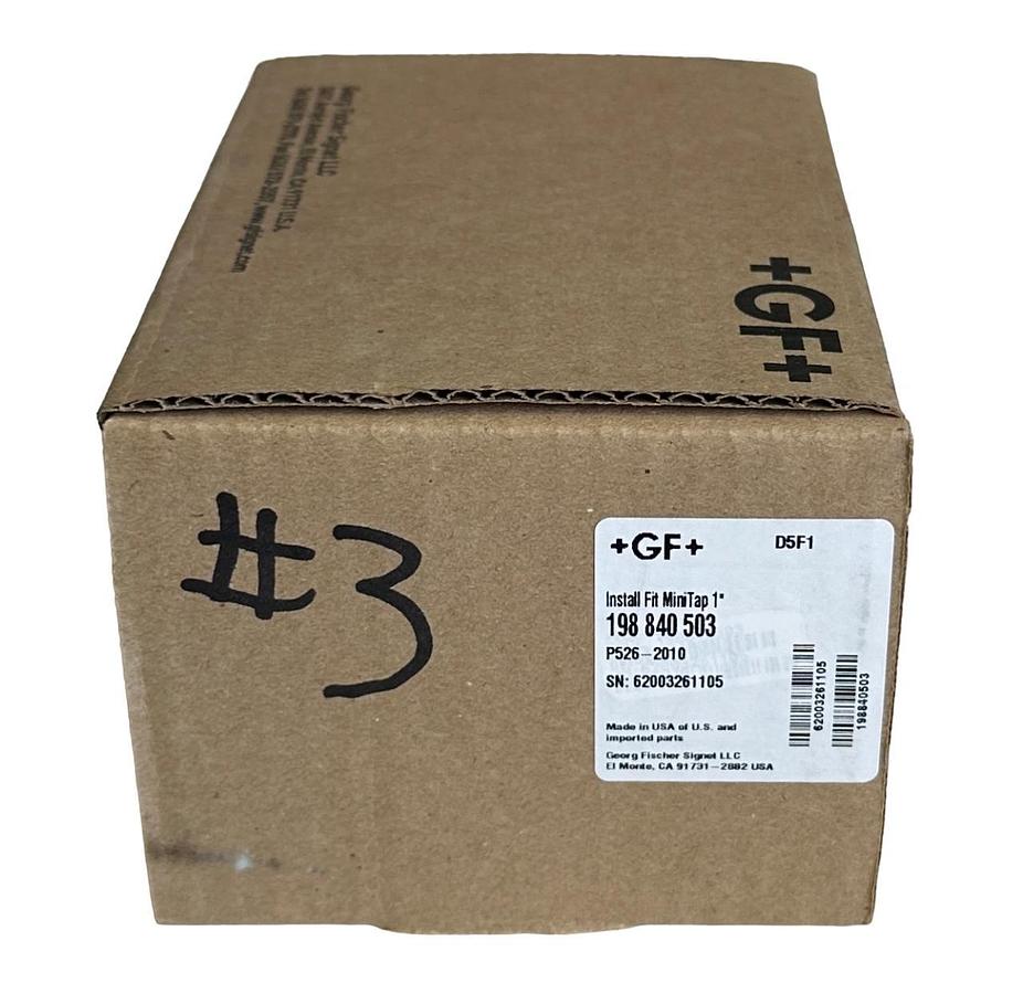 NEW +GF+ SIGNET P526-2010 / 198 840 503 Metalex SOCKET WELD Mini-Tap 1'' FITTING