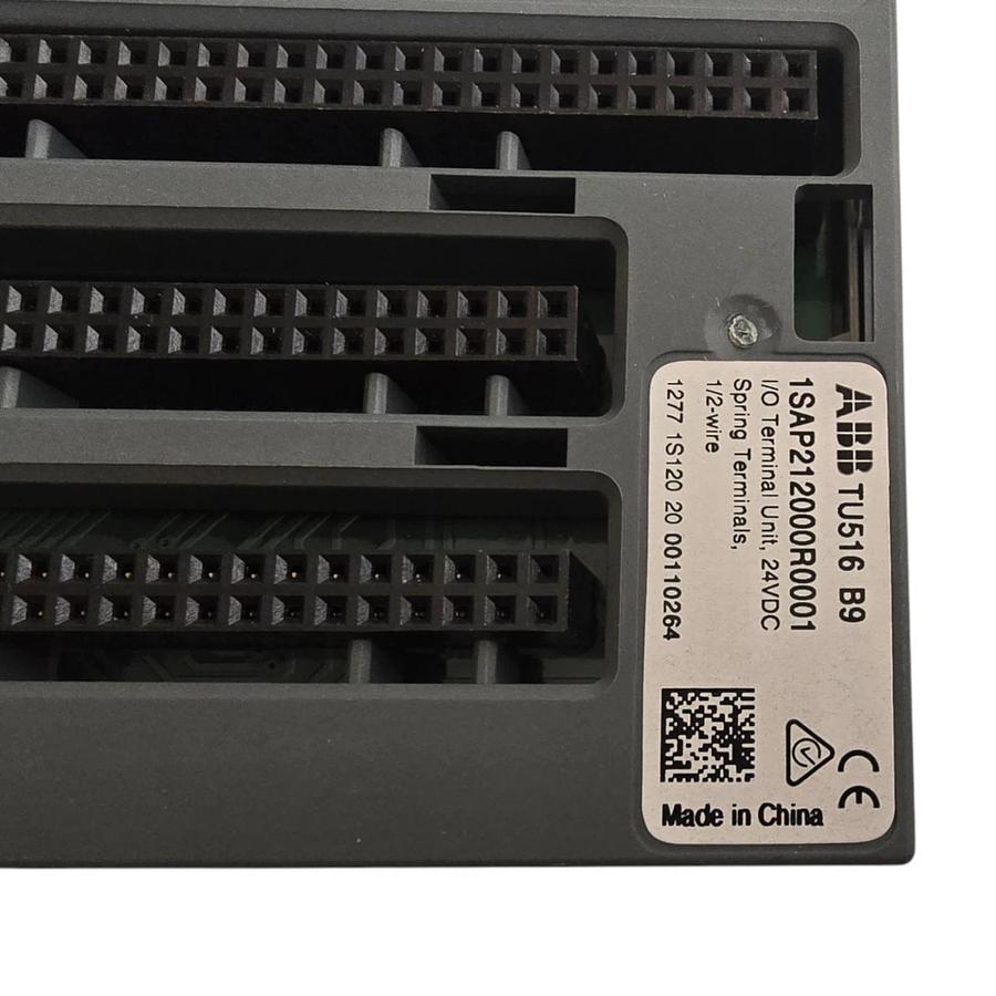 ABB TU516 B9 1SAP212000R0001 S500 I/O Terminal Unit for Analog & 24VDC I/O NSMP