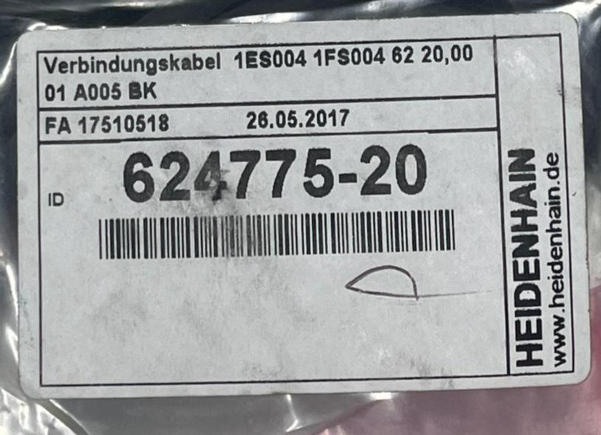 Heidenhain 624775-20 Interconnect Cable | 20 Meters | PUR Jacket | 20.00m | NSFS
