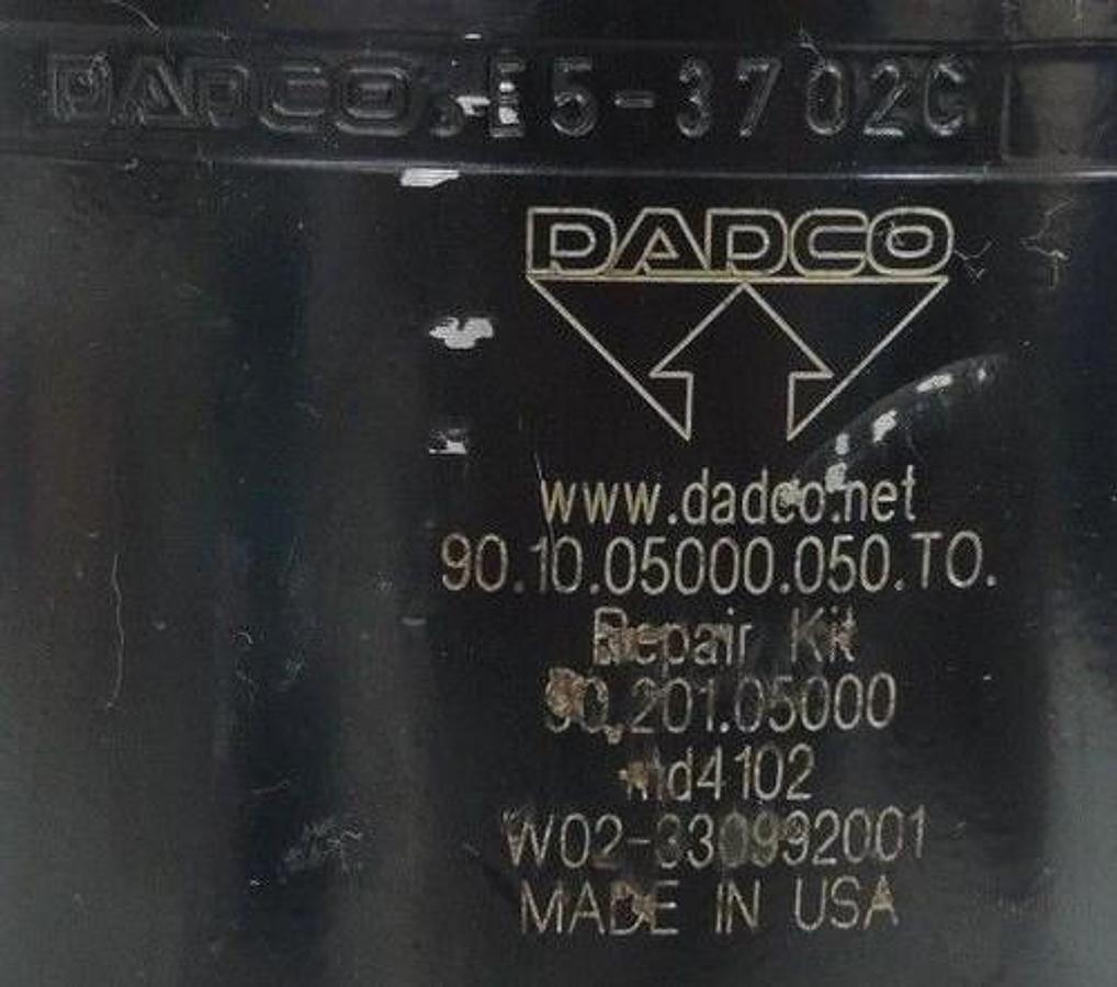 Used NEW DADCO 90.10.05000.050.TO. NITROGEN GAS SPRING CYLINDER E5-3702C, 2175PSI MAX