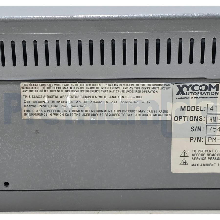Used XYCOM Pro-Face 4115T 15" PC HMI-2000-256-XP-PD w/PD ver 4.210 P/N PM-102298 USPI
