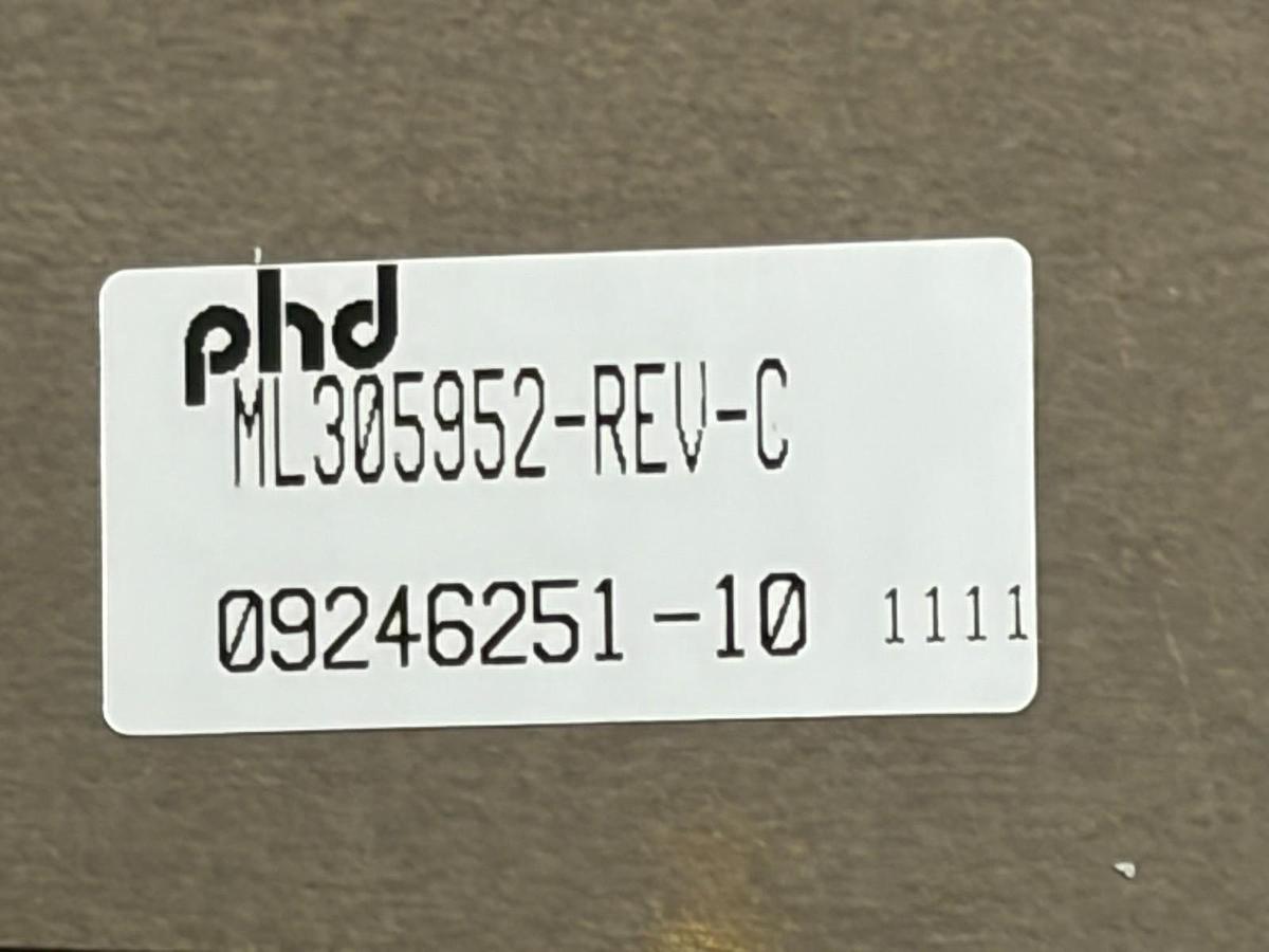 Used PHD ML309253-REV-C CRS6U Guided Actuator Door Handling Assembly 141K883G01 New
